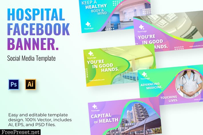 Hospital Social Media Template FQBAZTK