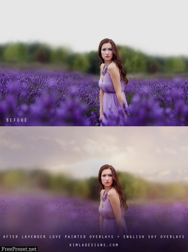 Lavender Love Overlays & Backgrounds 2320204