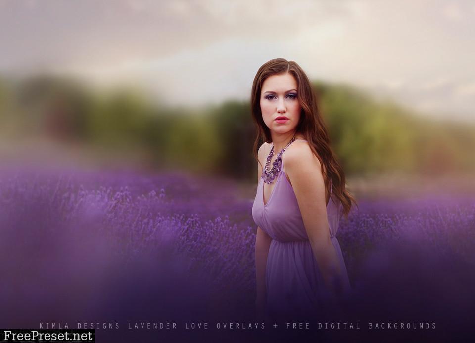 Lavender Love Overlays & Backgrounds 2320204