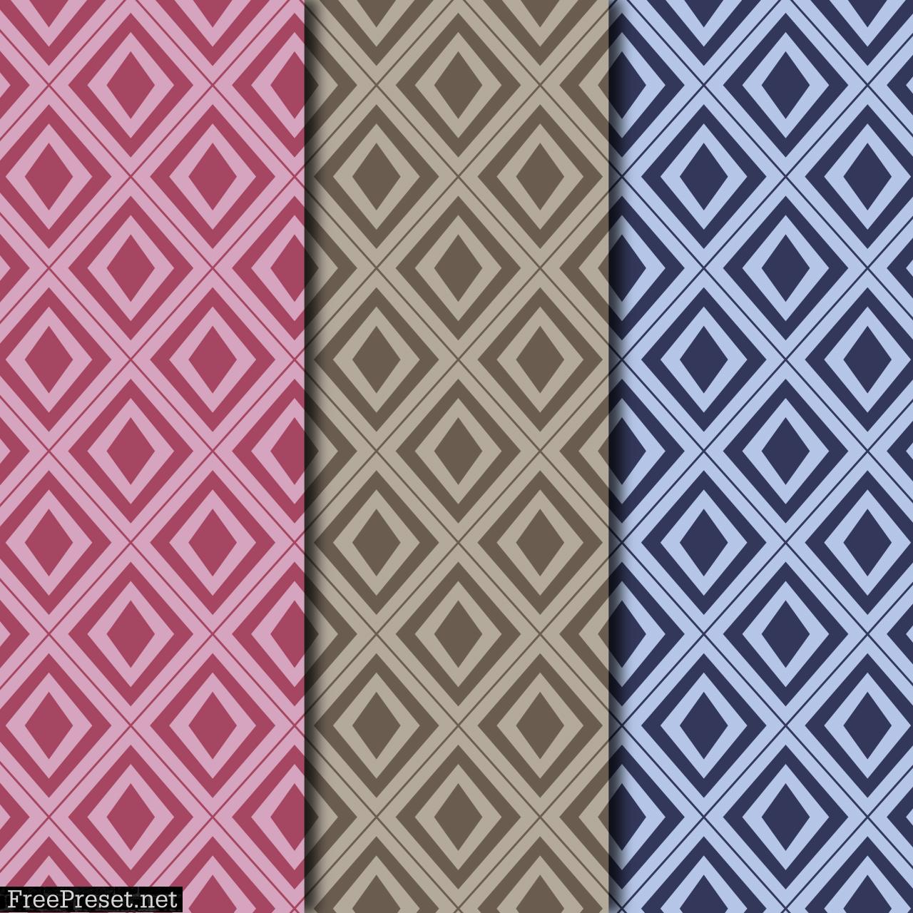 Layered Diamond Pattern Digital Paper Collection