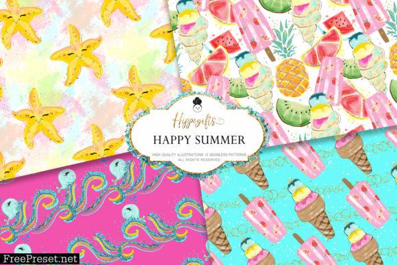 Mermaid Summer Pattern