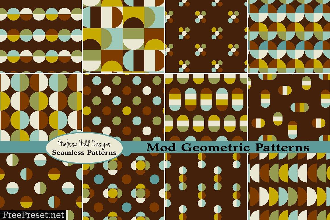 Mod Seamless Geometric Patterns