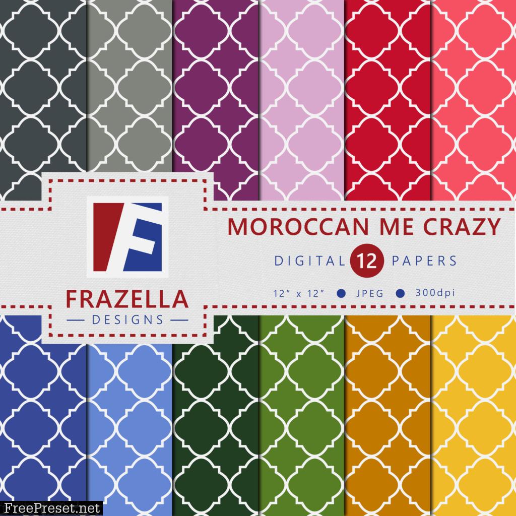 Moroccan Me Crazy Digital Paper Collection