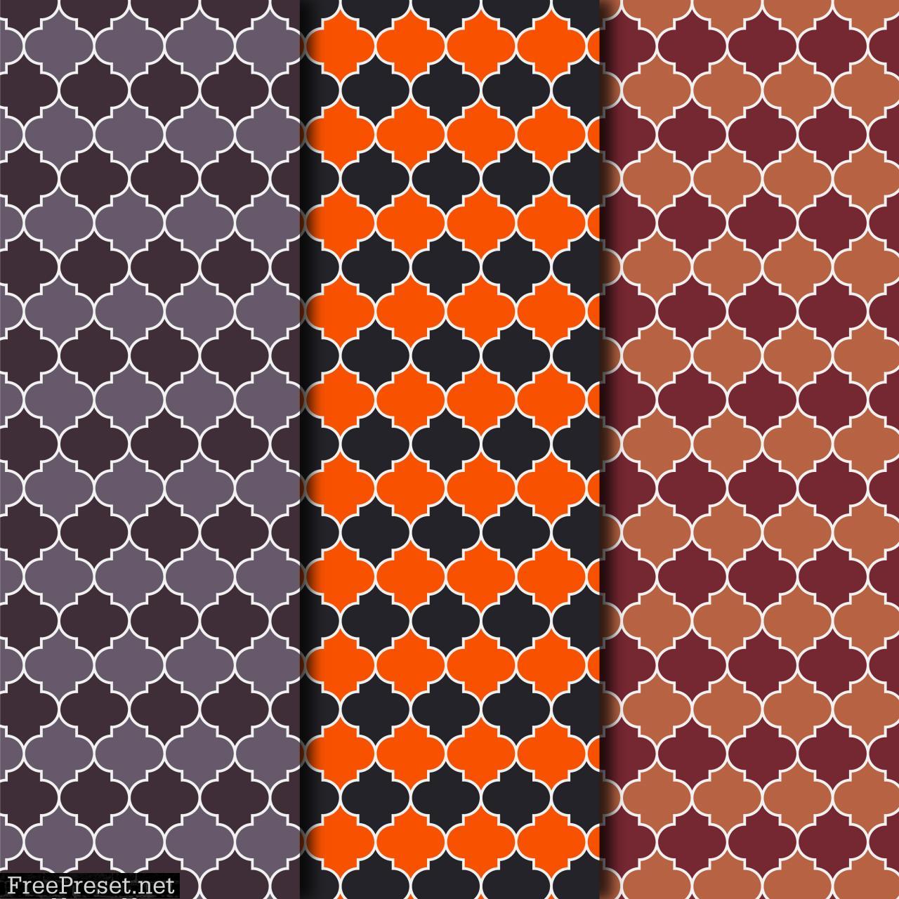 Moroccan Trellis Pattern Digital Paper Collection