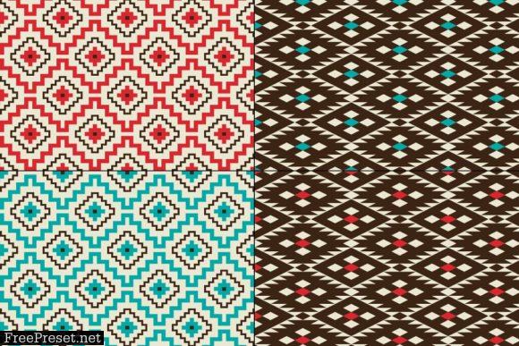 Native American Seamless Patterns