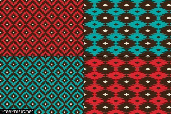 Native American Seamless Patterns