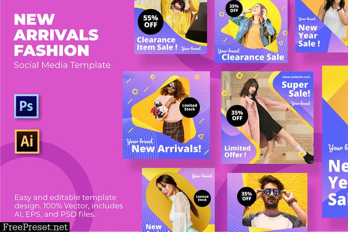 New Arrivals Social Media Template GZQS5LC