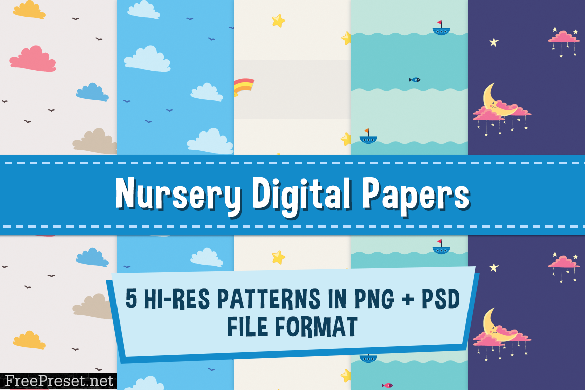 Nursery Digital Papers