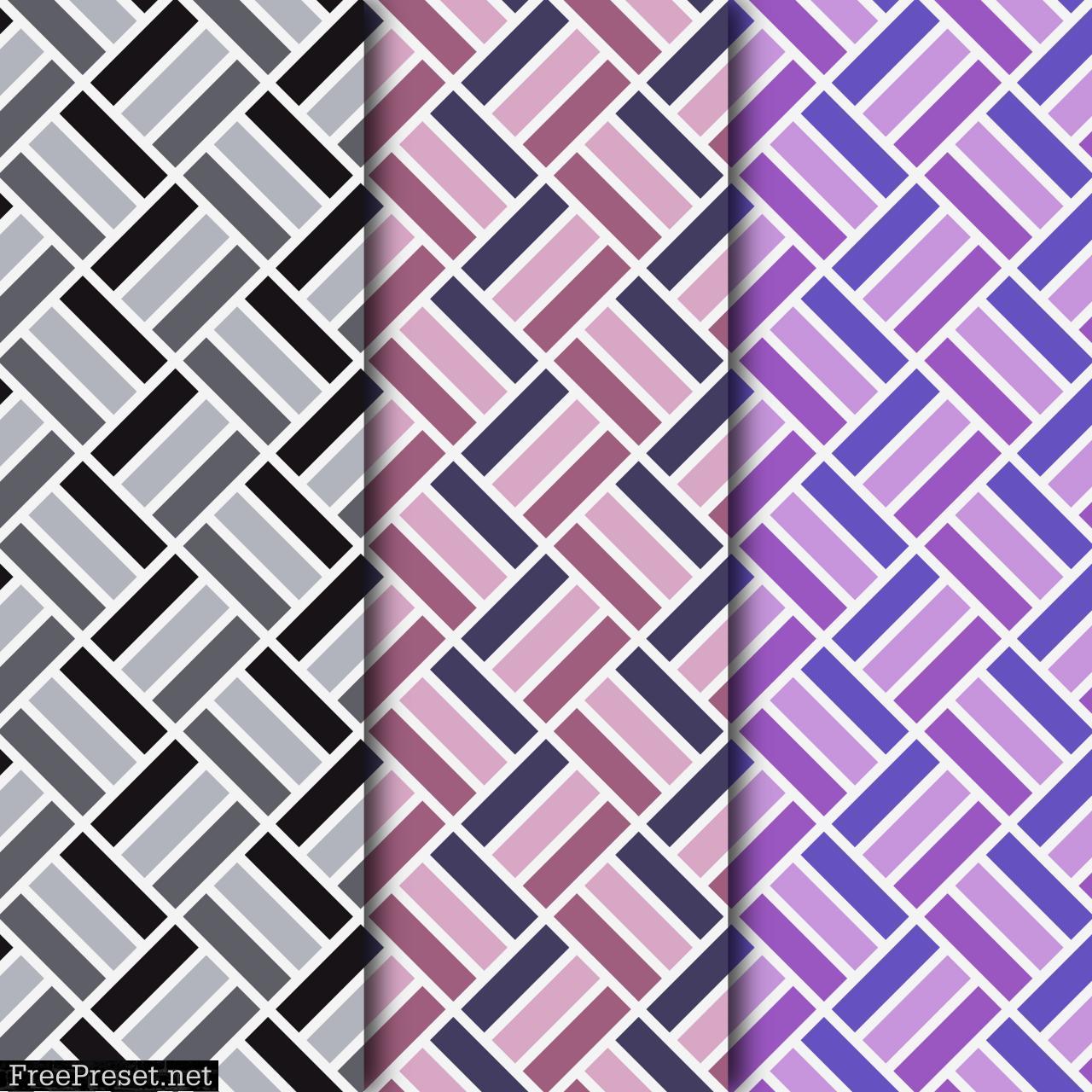 Overlapping Brick Pattern Digital Paper Collection