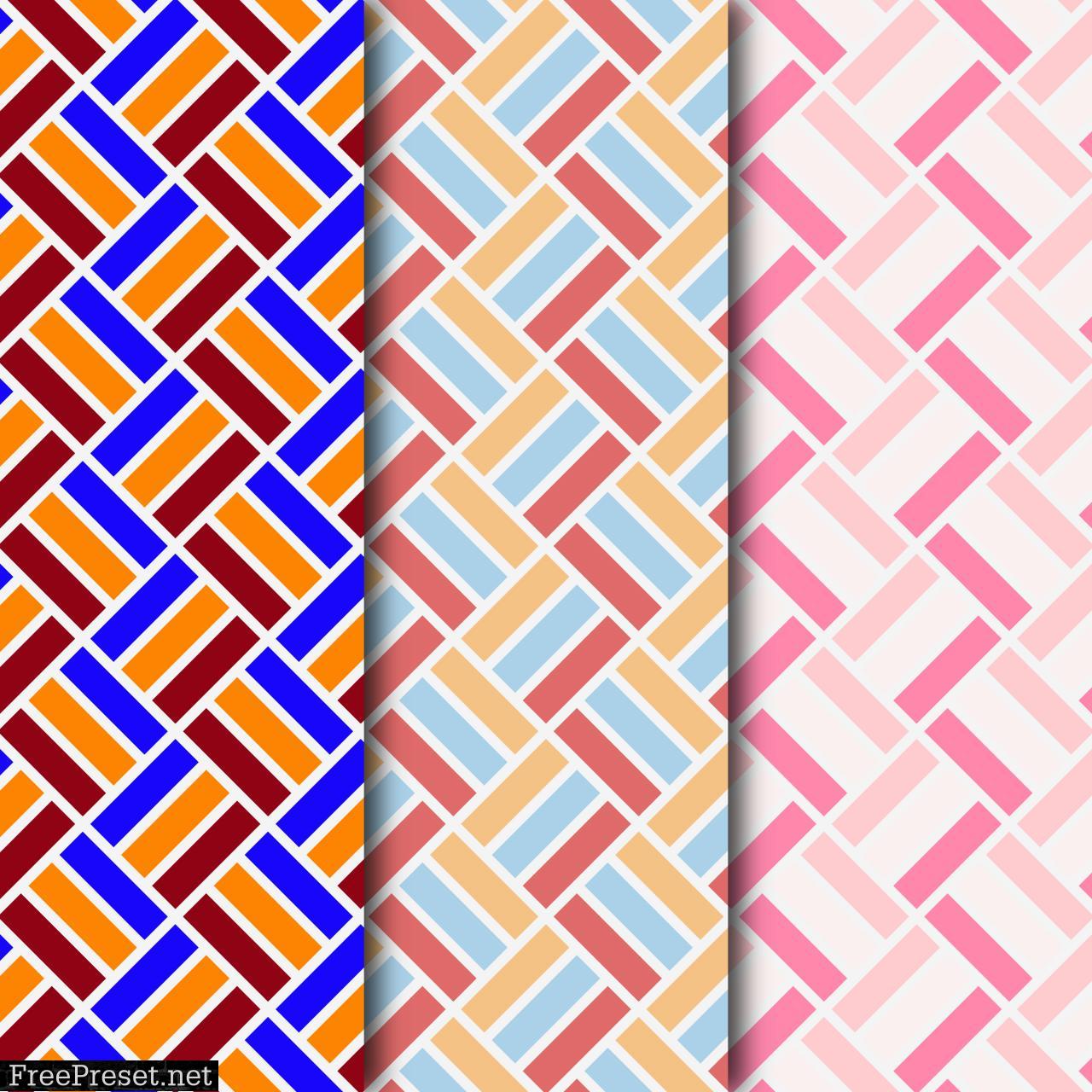 Overlapping Brick Pattern Digital Paper Collection