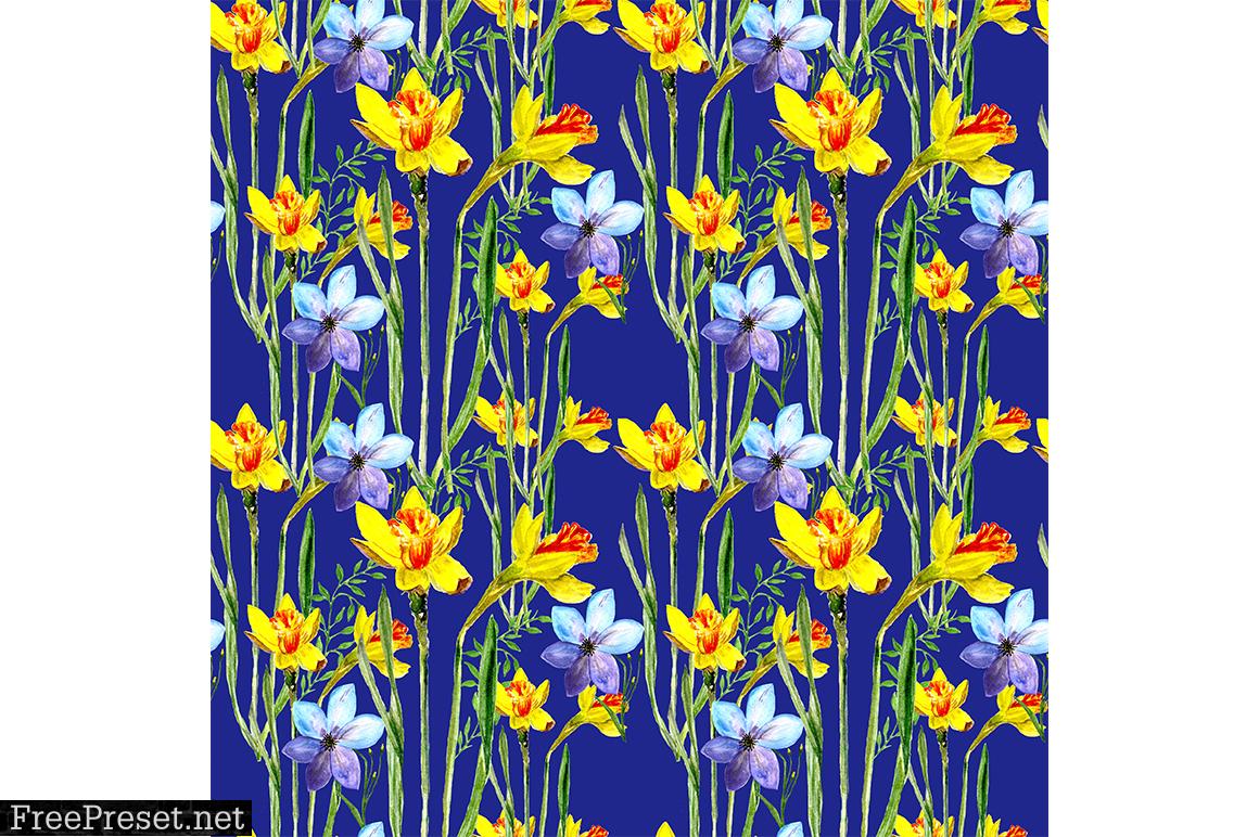 Pattern Spring Flowers