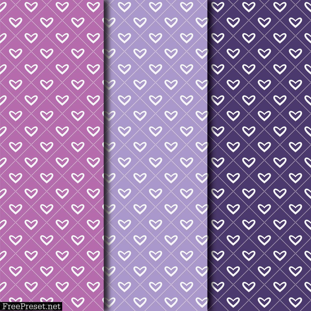 Pinks and Purples Digital Paper Collection