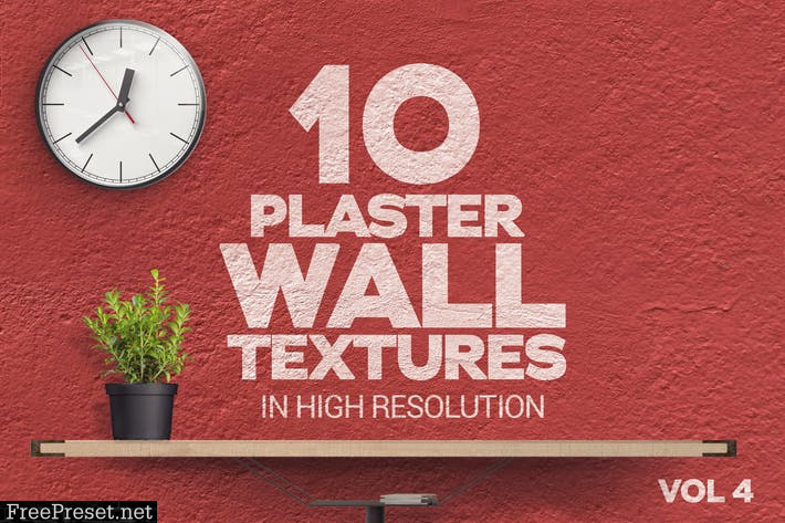 Plaster Wall Textures x10 Vol.4 35536XX