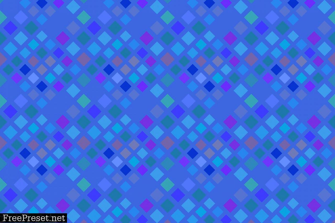 Seamless Blue Square Pattern