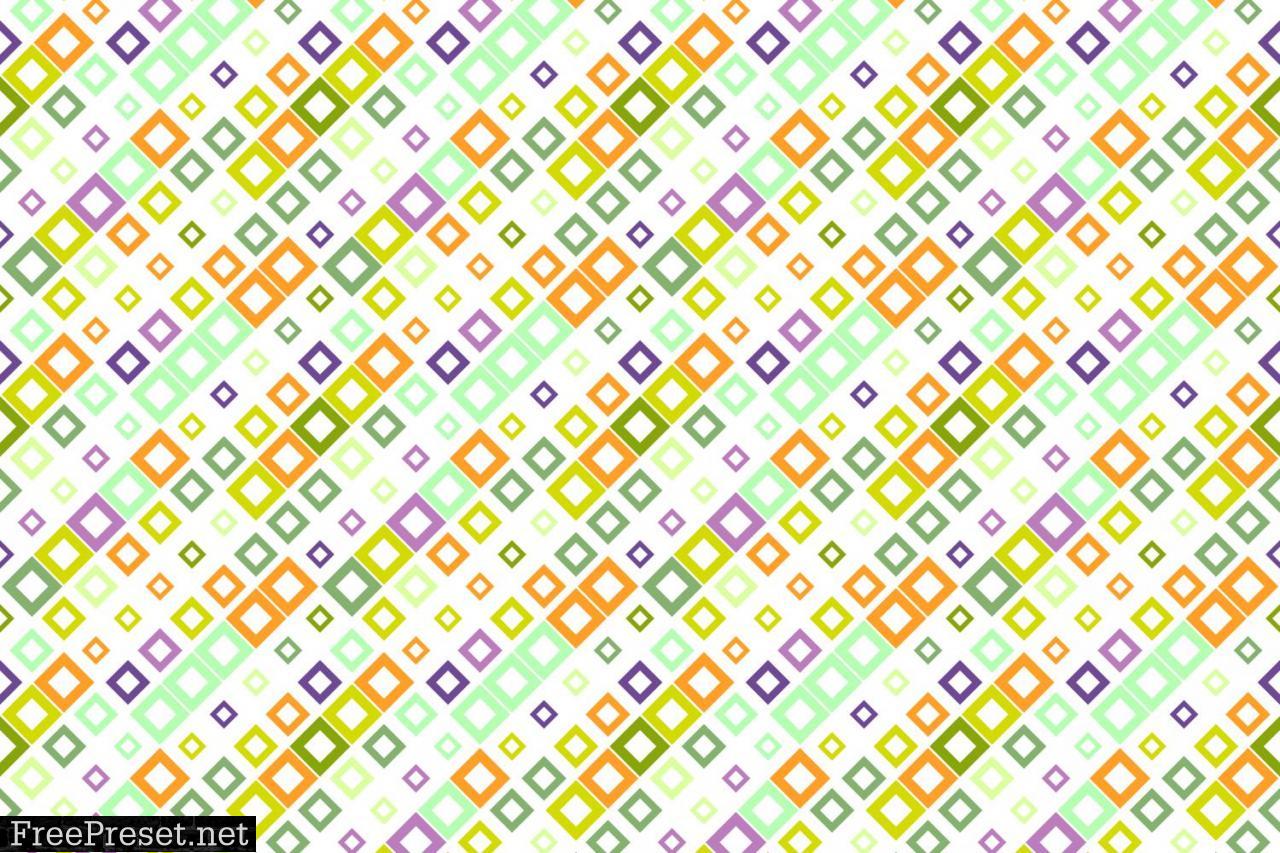 Seamless Colorful Square Pattern