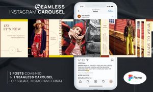 Seamless Instagram Carousel - Figma
