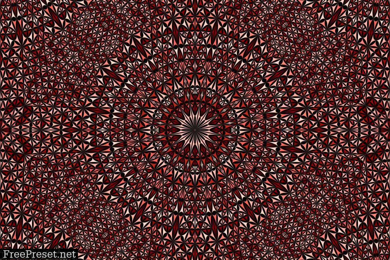 Seamless Kaleidoscope Mandala Pattern