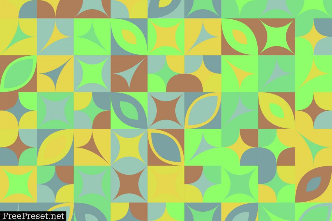 Seamless Mosaic Pattern Background