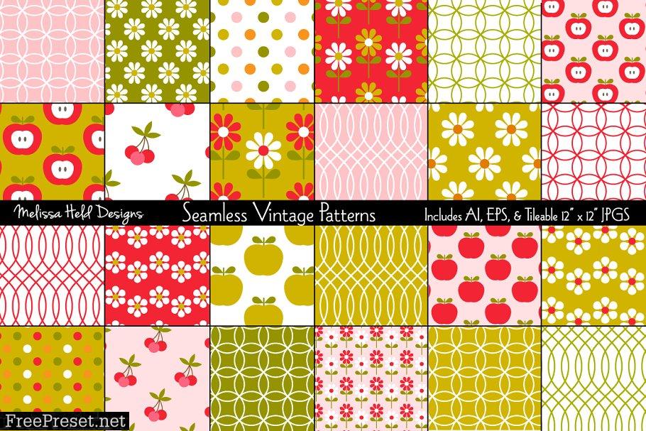 Seamless Vintage Patterns