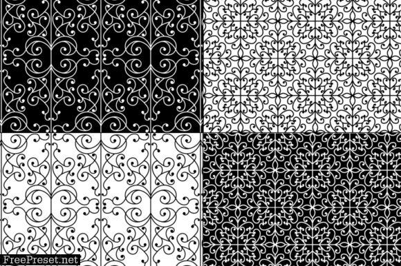 Seamless Wrought Iron Patterns