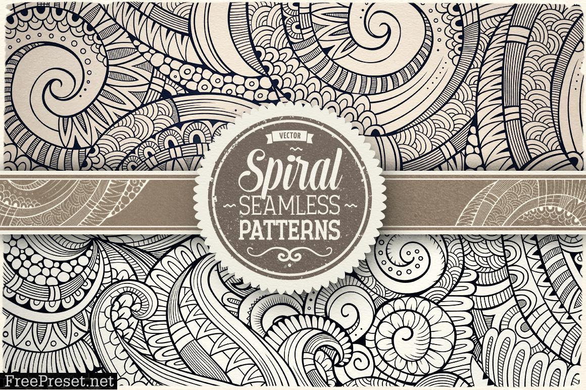Spiral Seamless Patterns