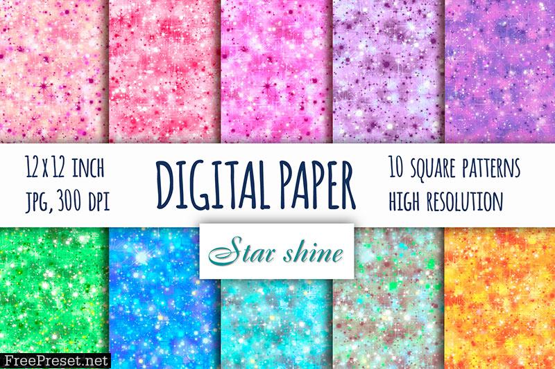 Star Sparkle Digital Paper