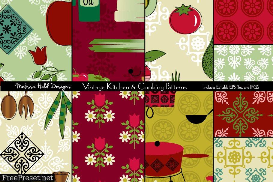 Vintage Kitchen & Cooking Patterns