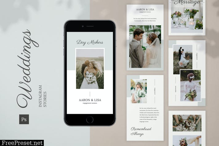 Wedding Instagram Story 9KMTJJC