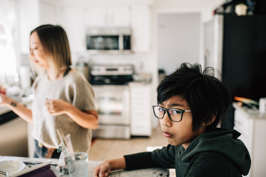 Asian mom brunch with Asian sons, Winnie Bruce by Winnie Bruce on 500px.com