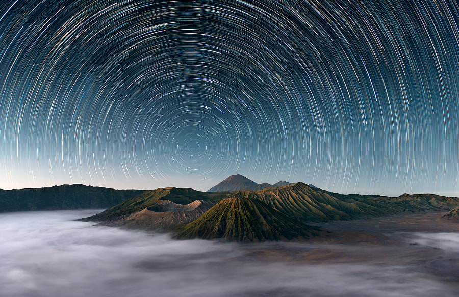 Mt Bromo Under The Stars by Elia Locardi on 500px.com