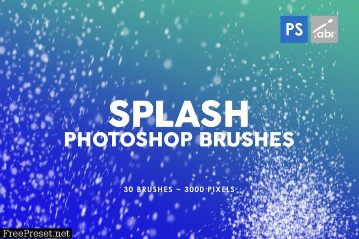 30 Splash Photoshop Stamp Brushes RHPJVMN