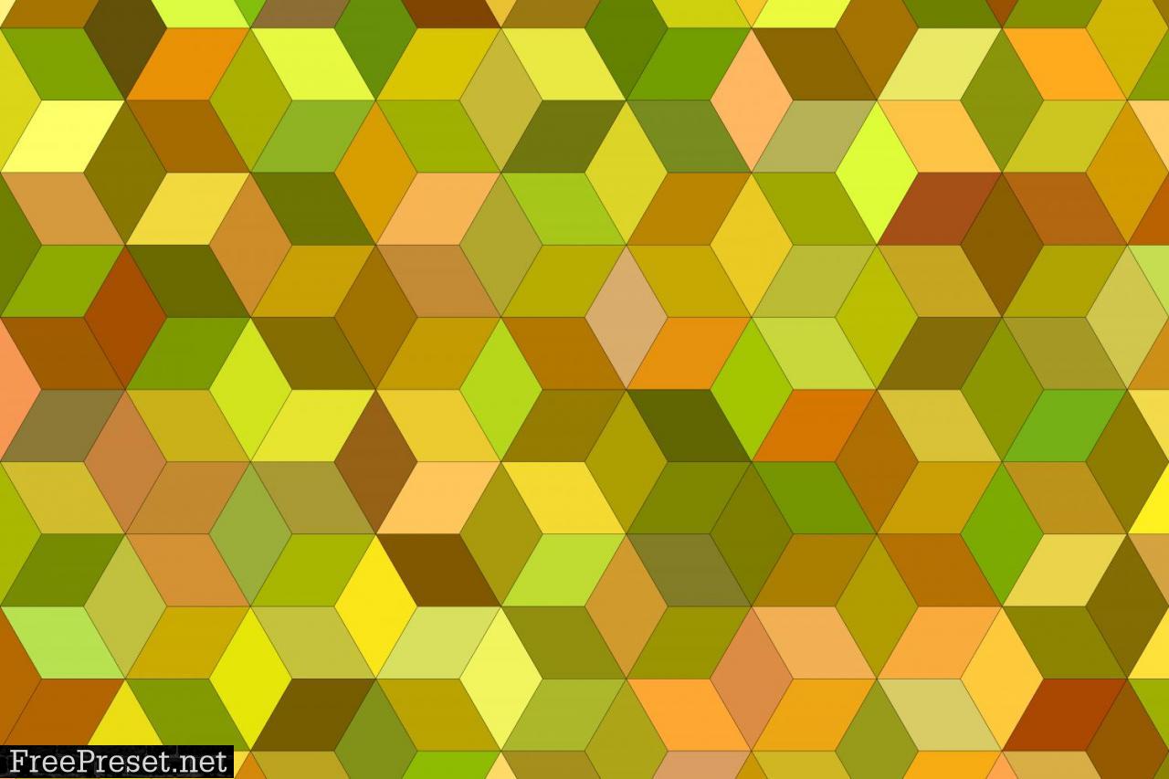3D Cube Pattern Background