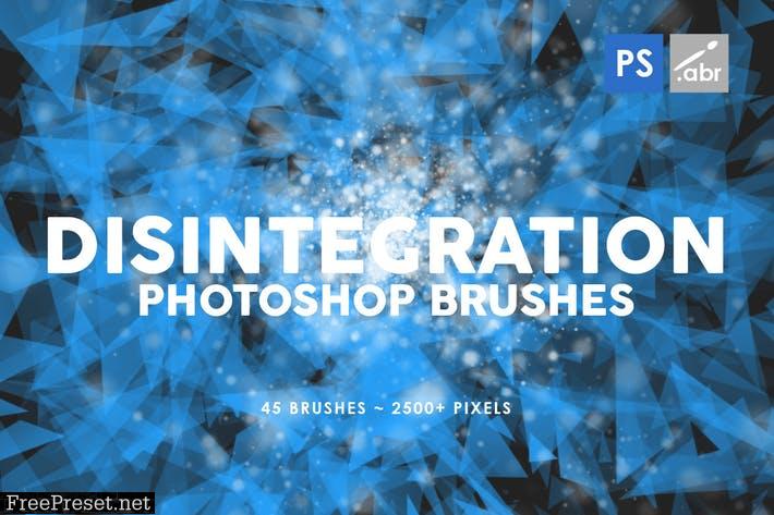 45 Disintegration Photoshop Brushes 7JDMTCL