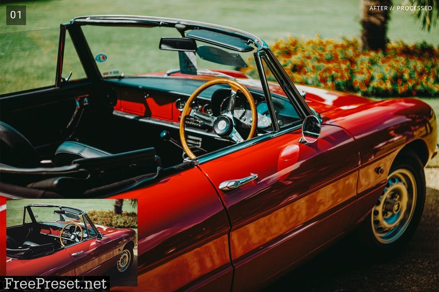 5 Auto Commercial Photography Lightroom Presets