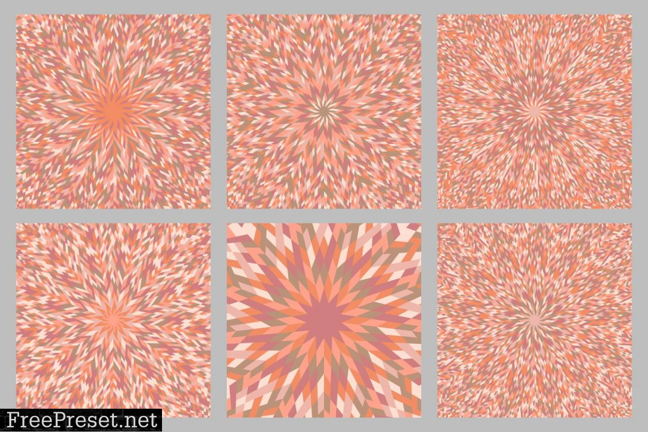6 Abstract Circular Burst Backgrounds