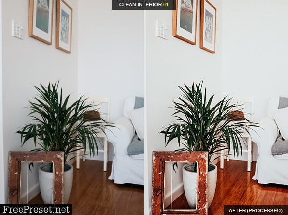 6 Clean Interior Lightroom Presets