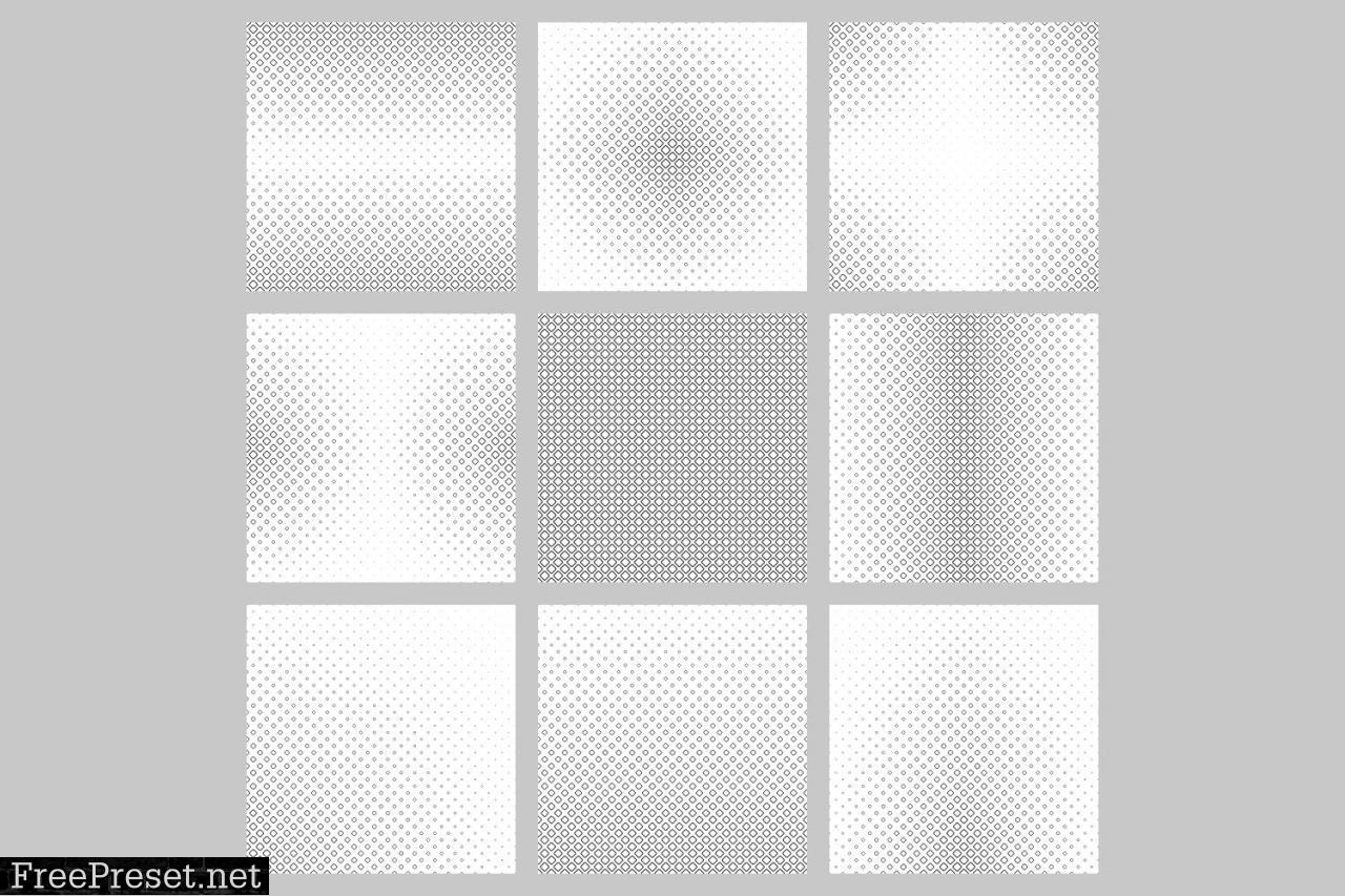 9 Monochrome Patterns