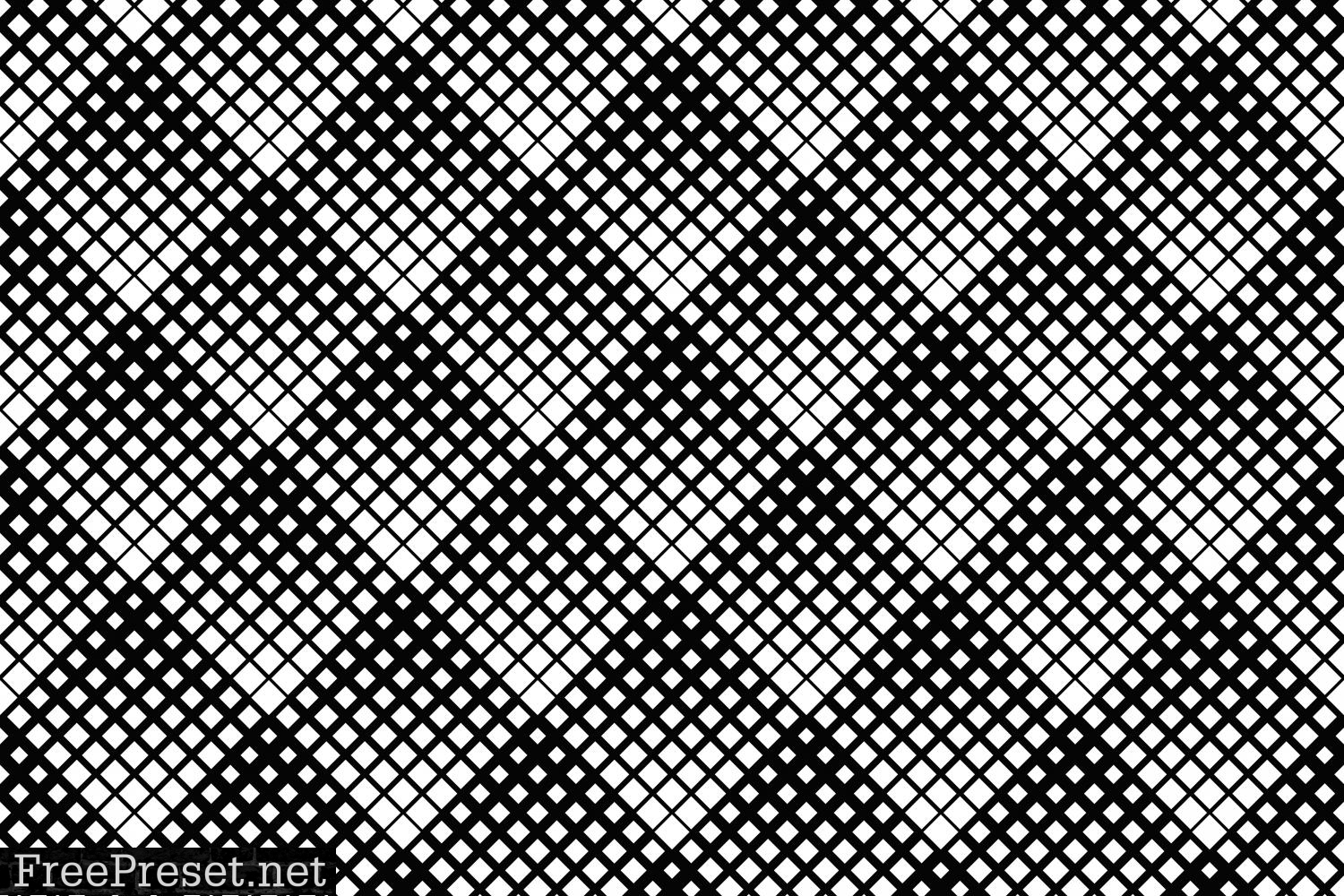 Seamless Black and White Square Pattern