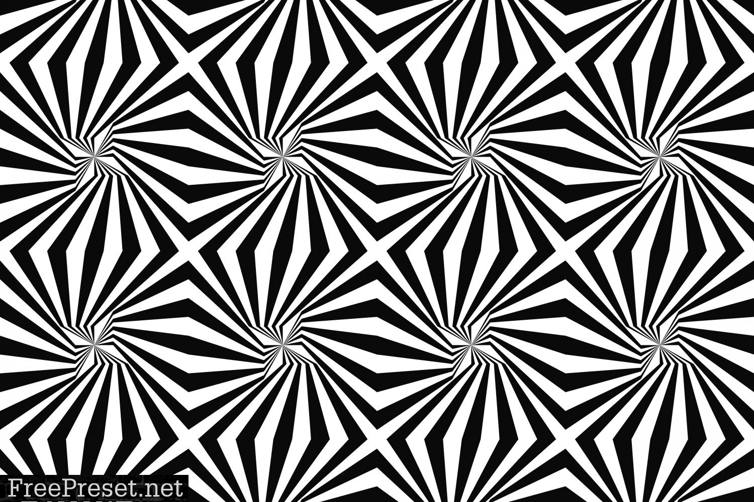 Seamless Monochrome Pattern