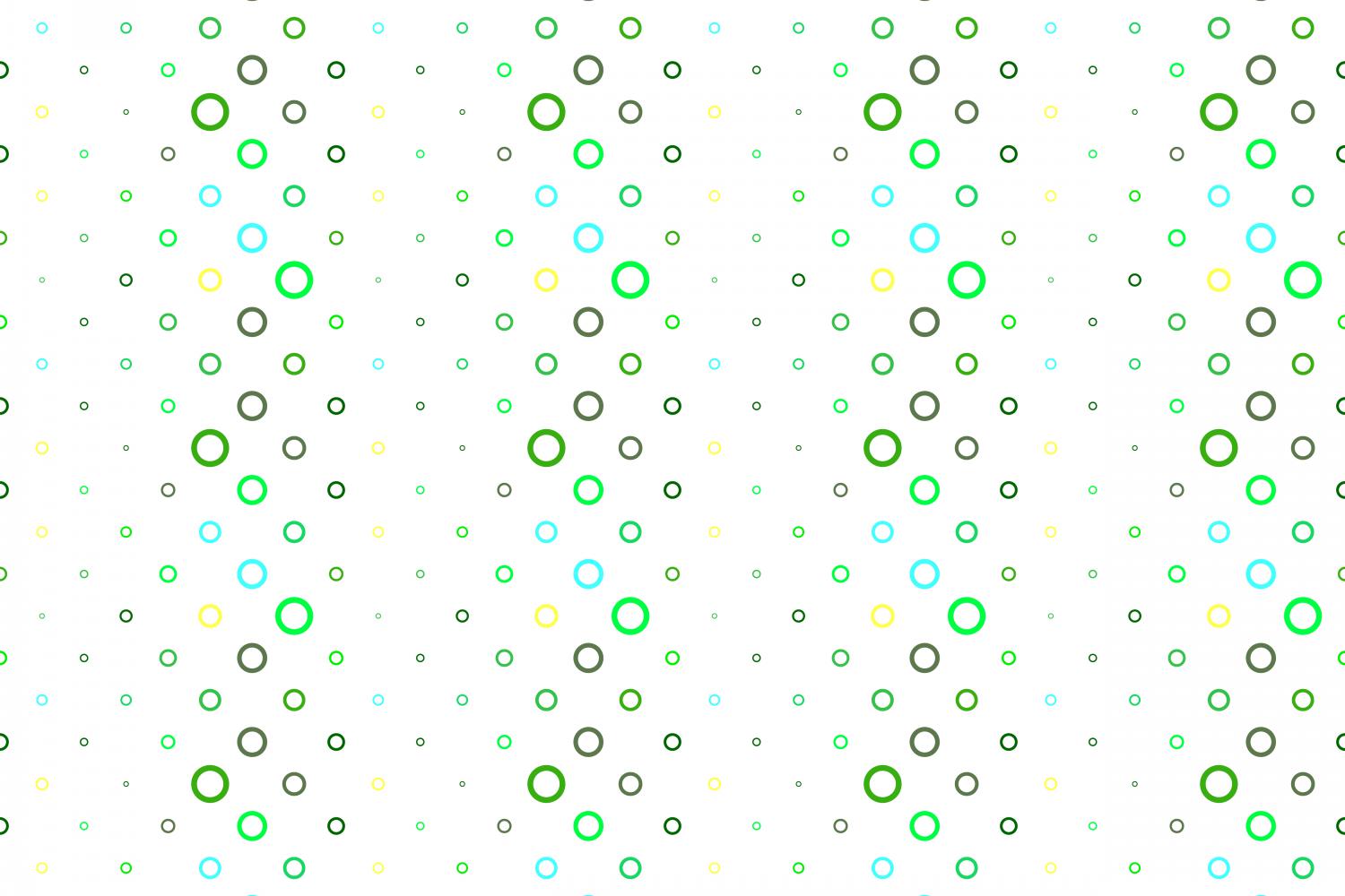 Seamless Multicolored Circle Pattern