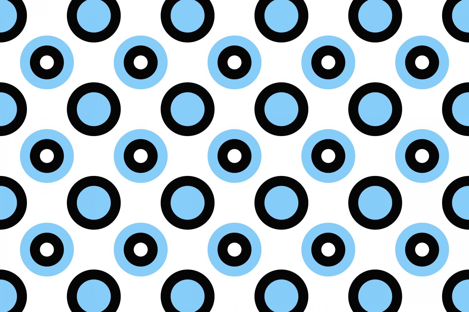 Seamless Threetone Pattern