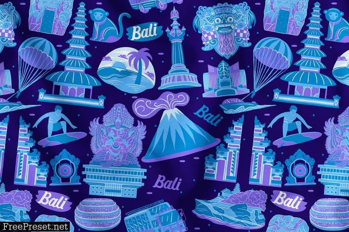 Bali Seamless Pattern 6BVX82X