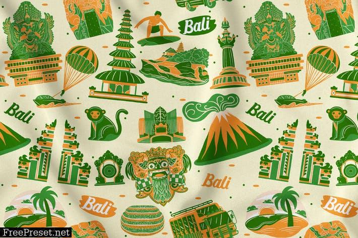 Bali Seamless Pattern WR963VG