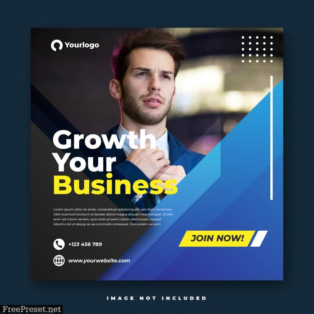 Business social media instagram feed post banner