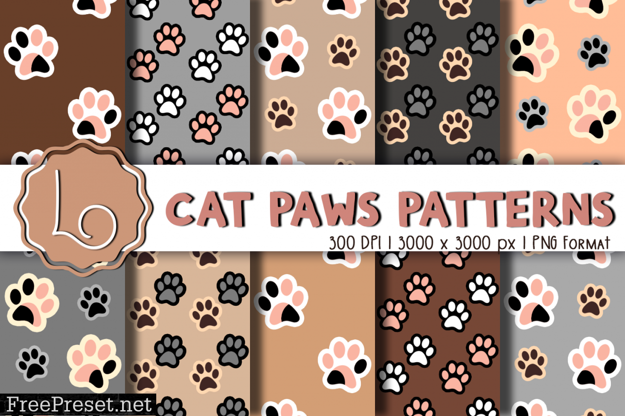 Cat Paws Patterns