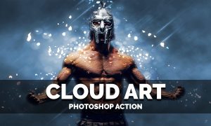 Cloud Art Photoshop Action 4028843