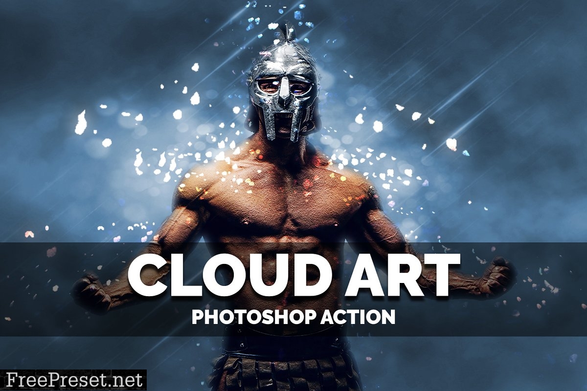 Cloud Art Photoshop Action 4028843