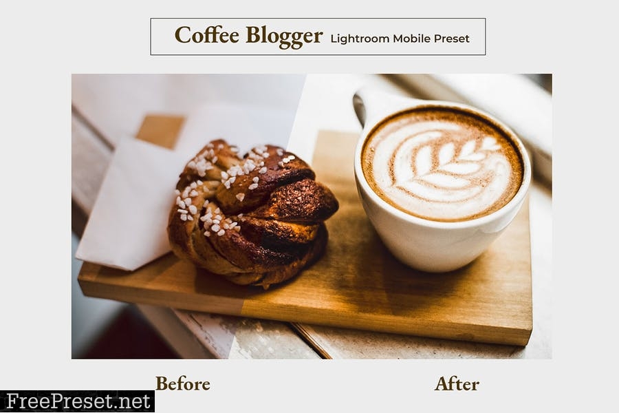 Coffee Blogger Lightroom Mobile Preset