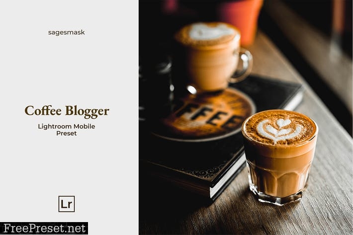 Coffee Blogger Lightroom Mobile Preset