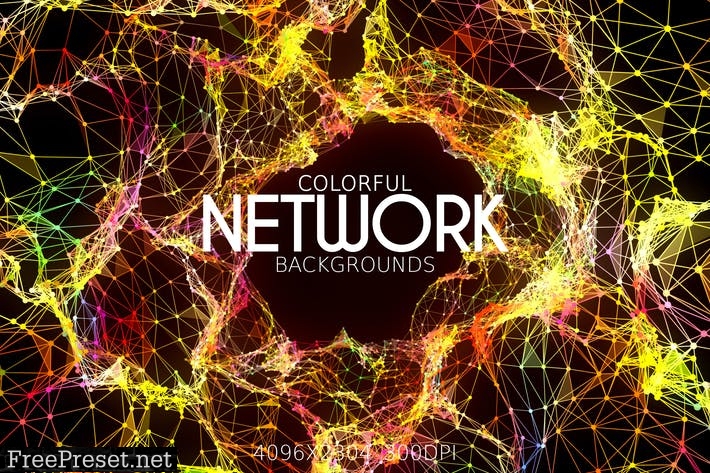 Colorful Network Backgrounds 59YSPJU